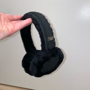 Black UGG Earmuffs (with headphone jack!)